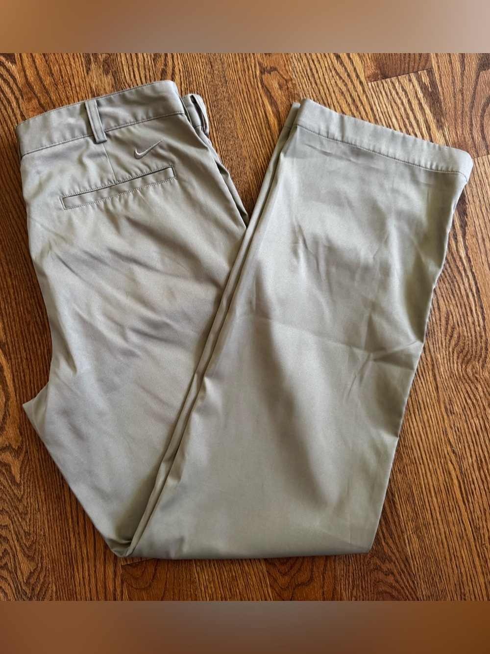 Nike Golf Dri-FIT Performance Pants Men’s 34x32 Khaki Tan Straight Leg Golf Chin